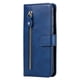 thumbnail image 2 of Funda con Cremallera para Motorola Moto E15, Carcasa Cartera de Cuero PU con Soporte y Tarjetero, 2 of 5