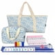 thumbnail image 1 of Set de Mahjong bestcool de 166 fichas con bolsa acolchada floral, 1 of 8