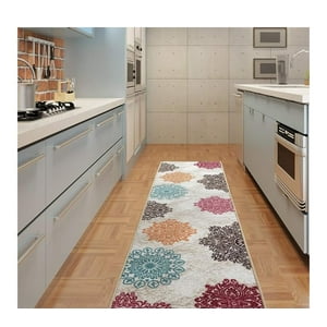 Home Fashion.Cl - Alfodia Alfombra Pasillo White 70 Cm X 3 Metros Con Goma Sin Overlock
