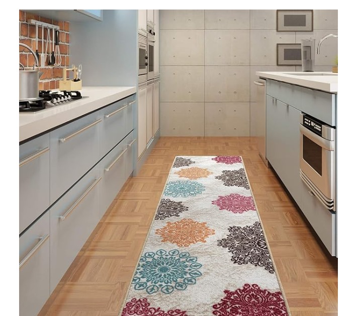 Home Fashion.Cl - Alfodia Alfombra Pasillo White 70 Cm X 3 Metros Con Goma Sin Overlock