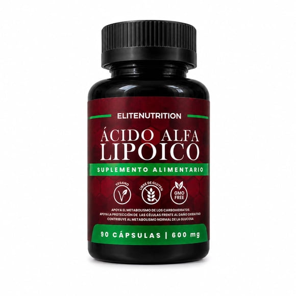 ALA Ácido Alfa Lipoico 600 mg 90 Cápsulas