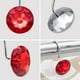 thumbnail image 4 of 12pcs Shower Curtain Hooks, Decorative Rhinestones Acrylic Crystal Shower Rings, Curtain Hooks For Bathroom, Bedroom And Living Room, Bathroom Supplies, 4 of 5