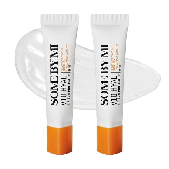 Bálsamo labial con protección solar SOME BY MI V10 Hyal Lip SPF 15 13 ml x2