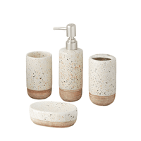 Genérico - Set Lujoso De 4 Accesorios De Baño
