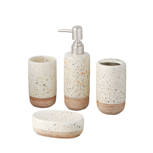 Genérico - Set Lujoso De 4 Accesorios De Baño