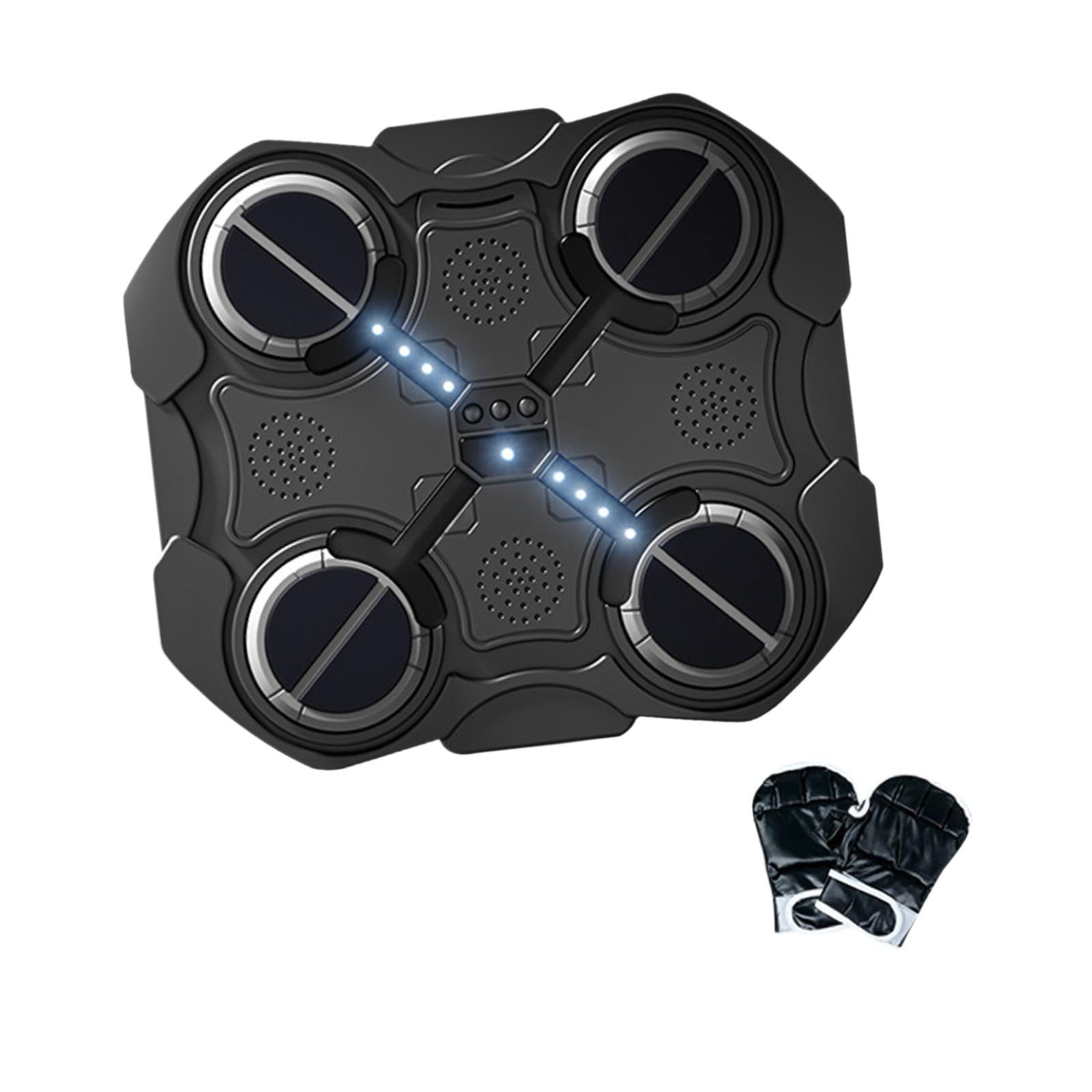 Magideal - Máquina De Boxeo Con Puntuación Musical, Tapete Para Objetivo De Boxeo, Entrenamiento Electrónico De Boxeo Para Niños, Objetivo De Boxeo Inteligente P Negro