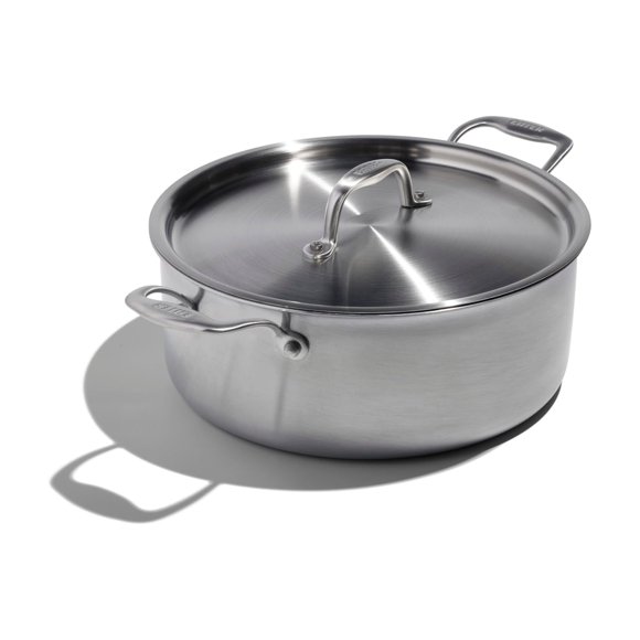 Sartén para saltear Heritage Steel 6 L, 5 capas, acero inoxidable