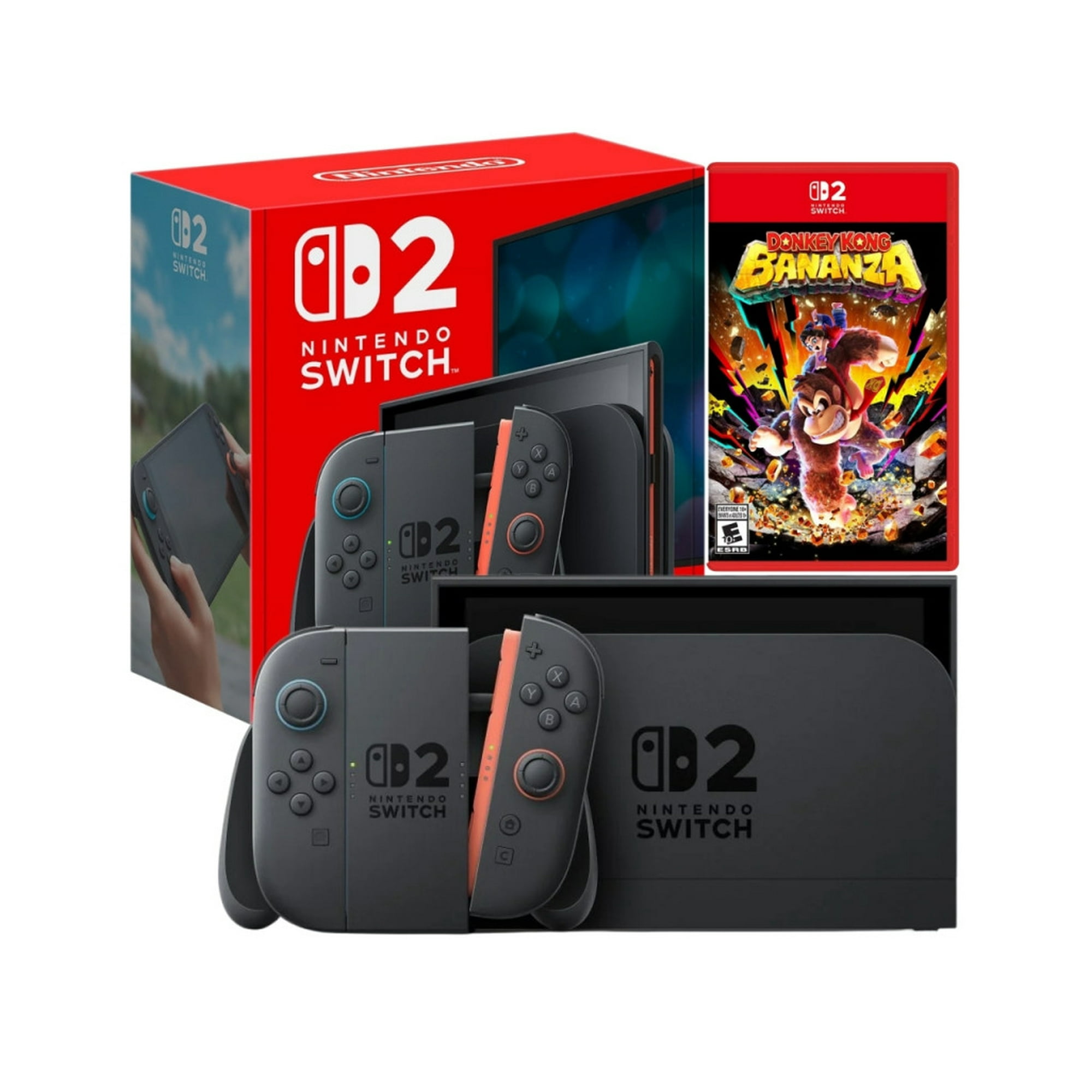 Consola Bundle Nintendo Switch 2 + Donkey Kong Bananza Sw2