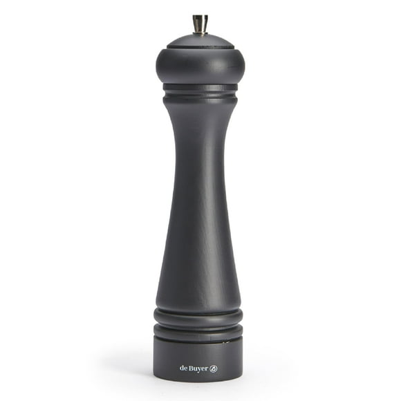 Salt Mill de Buyer JAVA, acero inoxidable negro mate, 21 cm