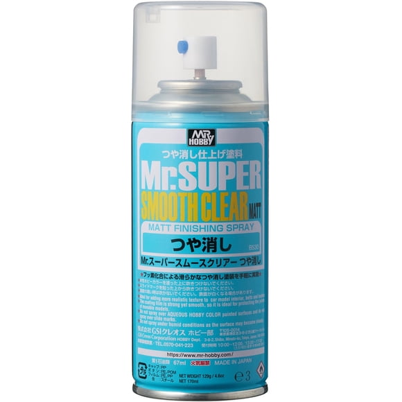 SPRAY DE PINTURA GSI Creos B530 Mr. Super Smooth Transparente Mate