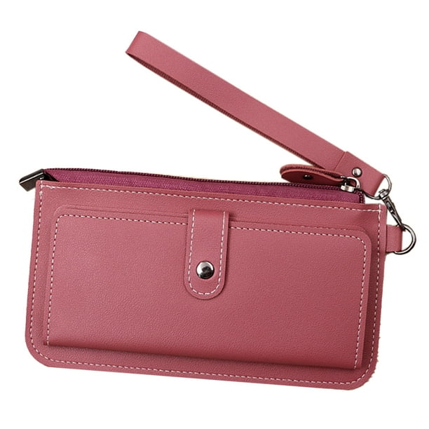 Cartera de mujer, cartera de mujer de piel sintética de gran capacidad.