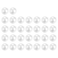 Magideal - 30 Piezas Bolas Transparentes Bolas De Decoración Navideña Decoración Navideña Artes Redondas Diy Adornos Rellenables Transparentes Para El Hogar Boda 3 Cm