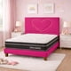 thumbnail image 2 of Cama Plaza y Media Corazón Fucsia Base + Colchón Mery Design Excellence Plus, 2 of 9