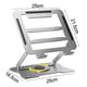 thumbnail image 2 of Soporte De Aluminio Ajustable Notebook Computadora Portátil, 2 of 8