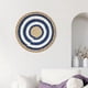 thumbnail image 2 of Circulo Decoración De Mimbre Para Pared Casa Terraza Variado azul, 2 of 8