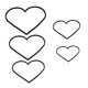 thumbnail image 1 of 5 Piezas De Anillos Flotantes Para Plantas De Acuario En Forma De Corazón, 5 Tama?os, Anillos Alimentadores De Peces, 1 of 5