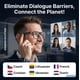 thumbnail image 5 of Gafas inteligentes de traducción MNVOEQ con IA y Bluetooth, 140+ idiomas, 5 of 9