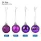 thumbnail image 3 of Uxcell 24Pcs 1.18" Bolas de Navidad Adornos Bolas Irrompibles para Decoración de Árboles de Navidad Púrpura, 3 of 7