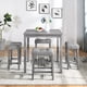thumbnail image 2 of Dining Table, Bar Table and Chairs Set, 5 Piece Dining Table Set, Industrial Breakfast Table Set, for Living Room, Dining Room, Game Room, 2 of 3
