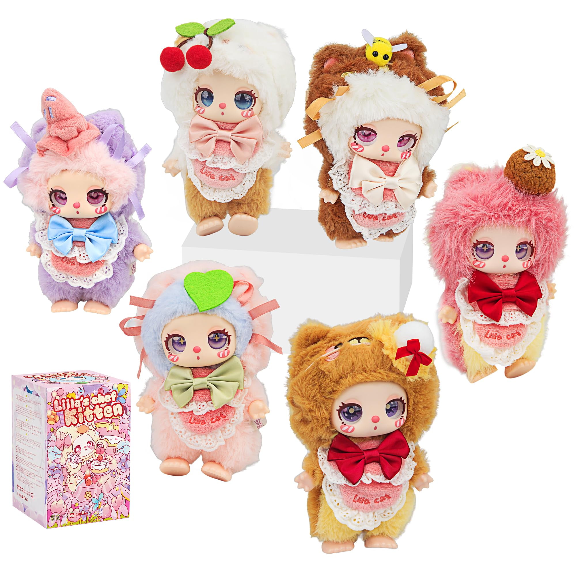 Caja Sorpresa De Peluche Mystery Fun Liila's Chef Kitten Series 16 Cm