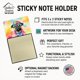 thumbnail image 3 of Porta notas adhesivas Caroline's Treasures Pug Hippie Dawg, 3 of 7