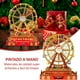 thumbnail image 5 of Adorno Navidad Rueda De La Fortuna Luces Musica Y Movimiento, 5 of 6