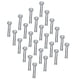 thumbnail image 4 of Aro De Anillo De Nariz De Acero Inoxidable Para Mujeres Ni?as 24pcs-blanco, 4 of 5