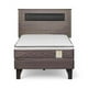 thumbnail image 1 of Cama Rosen NewStyle 4 Plus 1.5 Plazas+Respaldo Ferrara Gris, 1 of 6