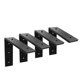 thumbnail image 1 of Soporte de encimera Walwe, 6 x 6 x 6,35 cm, paquete de 4 unidades, color negro, 1 of 6