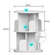 thumbnail image 2 of Estantería giratoria Nidouillet 360 Display, 2 niveles, blanca, 2 of 8