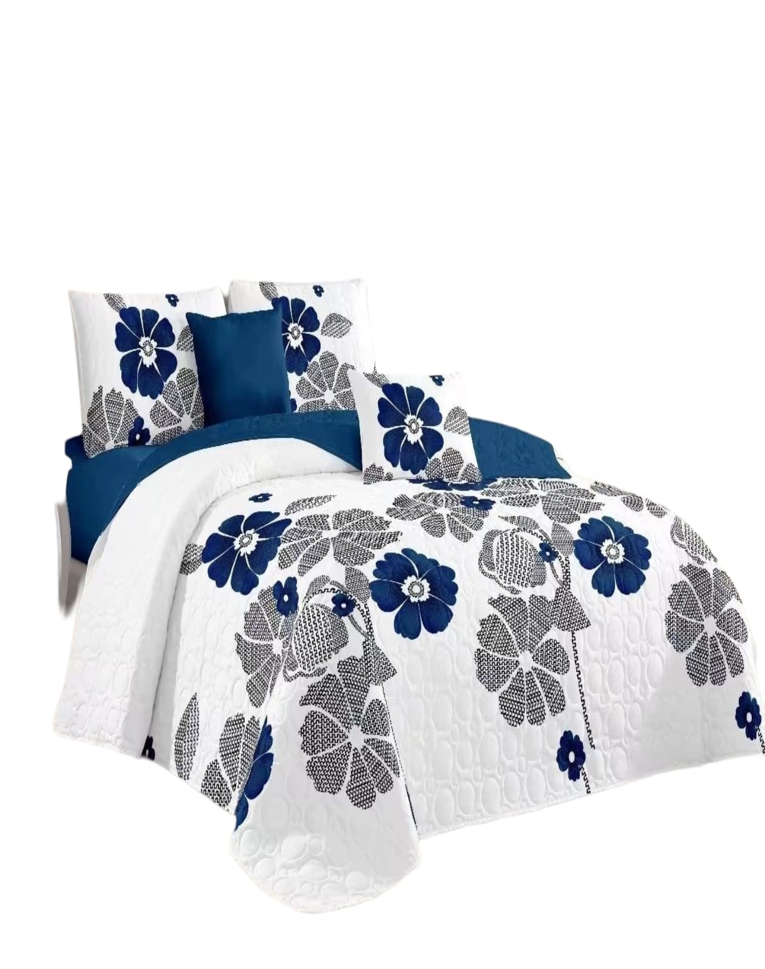 Genérico - Cubrecama Quilt King Para Verano Y Primavera C17