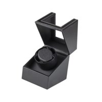 Magideal - Caja Enrolladora De Relojes Caja Enrolladora De Relojes Individual Práctico Motor Silencioso Estuche De Exhibición De Relojes Para Aniversarios Día De Negro