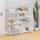 thumbnail image 1 of Organizador Perchero Zapatero Doble Fila 5 Repisas Blanco, 1 of 2