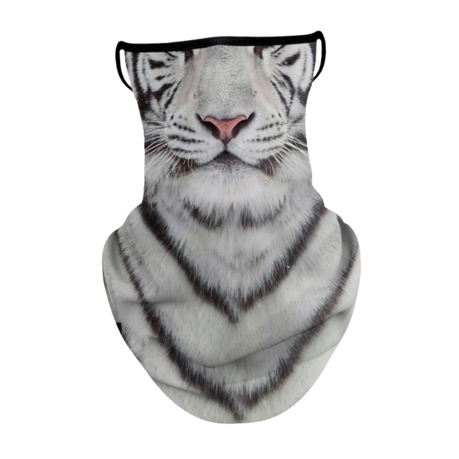 Magideal - Polaina Para El Cuello, Máscara Facial, Pañuelo De Poliéster, Máscara De Animales, Bufanda, Cubierta Para El Cuello, Cobertura Para La Nariz, La Boca, Estilo E