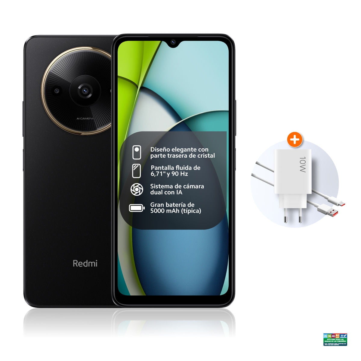 Xiaomi - Smartphone Redmi A3X 64 4G 64Gb Negro