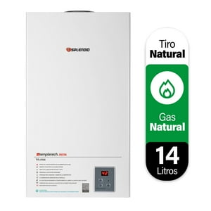 Calefont 14 Litros Gas Natural Tiro Natural Splendid
