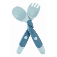 Genérico - Set 3 Cubierto Cuchara Entrenamiento Flexible Bebe Lau