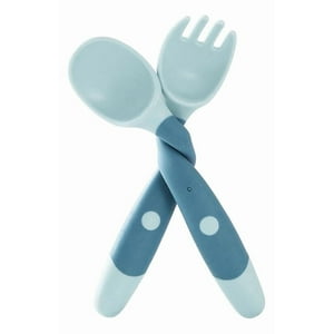 Genérico - Set 3 Cubierto Cuchara Entrenamiento Flexible Bebe Lau
