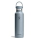 thumbnail image 1 of Botella de agua Hydro Flask de 21 oz, aislada, a prueba de fugas, gris, 1 of 9