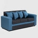 thumbnail image 4 of Sofa Paris 2 Pouf Azul Negro, 4 of 5