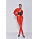 thumbnail image 4 of Camisa Sharo Classic Leather Roja Mujer, 4 of 6