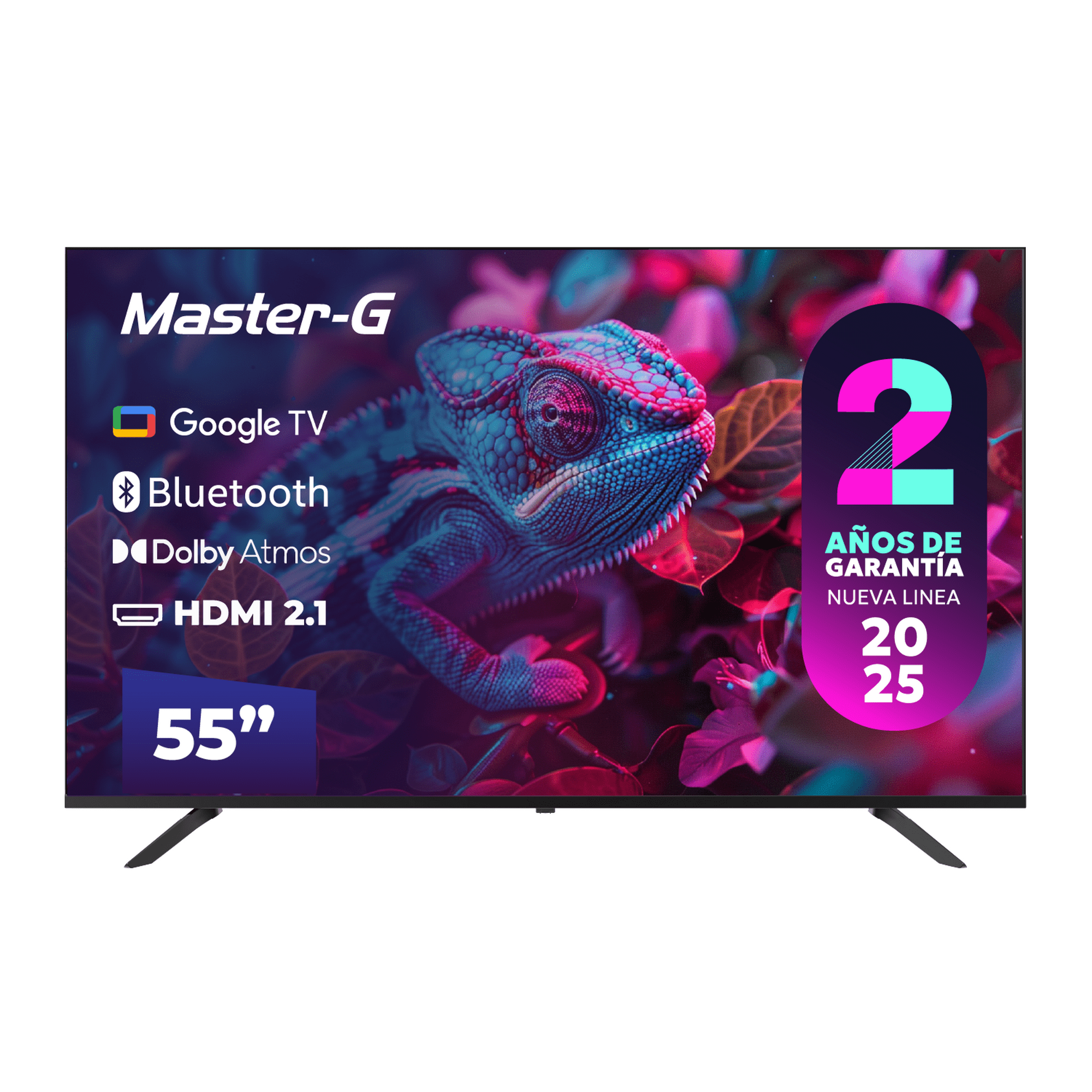 Master-g - Smart Tv Led 55" Google Tv 4k Uhd Bluetooth Mgg55ufkg