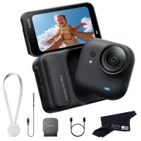 Cámara De Acción Insta360 Go Ultra 4K Con Paquete Estándar Negra