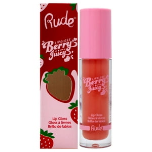 Rude Cosmetics - Brillo De Labios Jugoso De Bayas - 88404 Nudist De Para Mujeres - Brillo De Labios De 0,14 Oz
