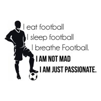 Rienda Libre Graphics - Decomural Eat Sleep Football Sports Ws-43029