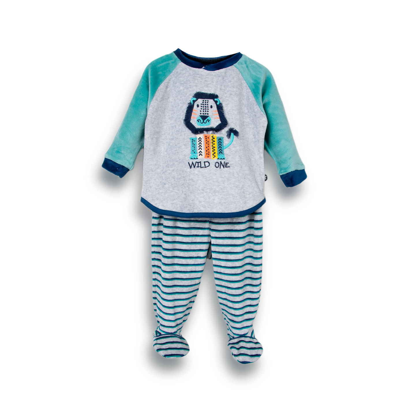 Osito Recién Nacido Niño Verde Pillin