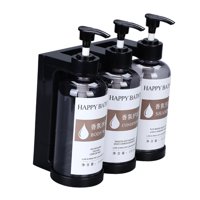 Bothyi - Dispensador De Jabón Líquido Para Manos, Dispensador De Jabón Para Manos, Para Baño, Granja, Inodoro, Gris, 3 Ranuras