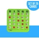 thumbnail image 3 of Cartones de bingo Regal Bingo Bulk con ventanas corredizas, paquete de 25 unidades, color verde, 3 of 6