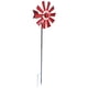 thumbnail image 4 of Metal Viento Spinner Jardín Molino De Viento Al Aire Libre Patio Césped Molinete Decoración Rojo, 4 of 5