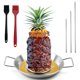 thumbnail image 1 of Brocheta para parrilla Fengzhe Al Pastor de acero inoxidable con accesorios, 1 of 9